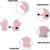imageZando Toddler Gloves Kids Winter Gloves Fleece Lined Gloves Baby MittensRose Red  Pink