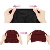 imageZando Unisex Satin Lined Beanie for Women Men Cute Winter Hats for Women Fashionable Skull Knit Hat Warm Beanies HatsA Black