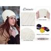 imageZando Unisex Satin Lined Beanie for Women Men Cute Winter Hats for Women Fashionable Skull Knit Hat Warm Beanies HatsBlack  Light Grey  Pink