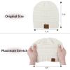 imageZando Unisex Satin Lined Beanie for Women Men Cute Winter Hats for Women Fashionable Skull Knit Hat Warm Beanies HatsBlack  Light Grey  Pink