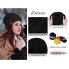 imageZando Unisex Satin Lined Beanie for Women Men Cute Winter Hats for Women Fashionable Skull Knit Hat Warm Beanies HatsBlack  Light Grey  White