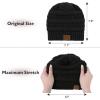 imageZando Unisex Satin Lined Beanie for Women Men Cute Winter Hats for Women Fashionable Skull Knit Hat Warm Beanies HatsBlack  Light Grey  White