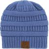 imageZando Unisex Satin Lined Beanie for Women Men Cute Winter Hats for Women Fashionable Skull Knit Hat Warm Beanies HatsLight Blue