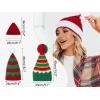 imageZando Unisex Satin Lined Beanie for Women Men Cute Winter Hats for Women Fashionable Skull Knit Hat Warm Beanies HatsNo Satinchristmas Red With Pom Pom