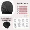 imageZando Unisex Satin Lined Beanie for Women Men Cute Winter Hats for Women Fashionable Skull Knit Hat Warm Beanies HatsRusty Red