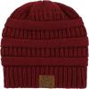 imageZando Unisex Satin Lined Beanie for Women Men Cute Winter Hats for Women Fashionable Skull Knit Hat Warm Beanies HatsWine Red