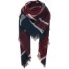 D Burgundy Purple Blanket