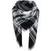 G White Black Scarf