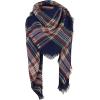 P Navy Blue Scarf