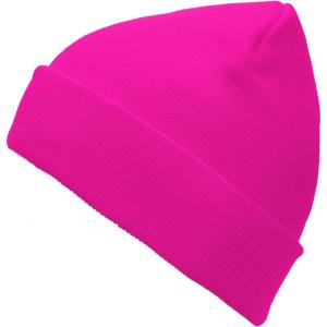 imageZando Beanie Hats for Men Winter Knit Beanies Women Fisherman Hat Unisex Daliy Beanie for Men Slouchy Skull Caps for MenHot Pink
