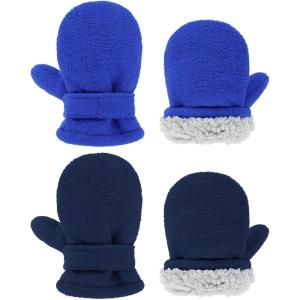 imageZando Toddler Gloves Kids Winter Gloves Fleece Lined Gloves Baby MittensNavy  Blue