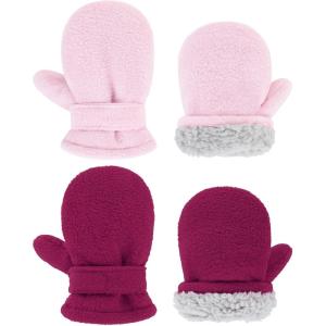 imageZando Toddler Gloves Kids Winter Gloves Fleece Lined Gloves Baby MittensPink  Maroon