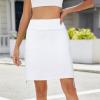 imageZando Golf Skorts for Women with Pockets Knee Length Skorts for Women Dressy Skirts for Women Trendy SummerWhite