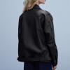 imageZando Leather Jacket Women Oversized Motorcycle Biker Jacket Women Outfits Clothes for Women Bomber Jacket Faux Fall FashionBlack