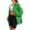 imageZando Rain Jacket for Women Waterproof Lightweight Raincoat with Hood Packable Windbreaker with Pockets for OutdoorGreen