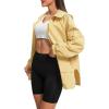 imageZando Rain Jacket for Women Waterproof Lightweight Raincoat with Hood Packable Windbreaker with Pockets for OutdoorKhaki