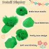 imageZando Ruffle Socks for Toddler Baby Girls Double Frilly Lace Dress Socks Kids Ankle Tutu SocksGreen