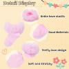 imageZando Ruffle Socks for Toddler Baby Girls Double Frilly Lace Dress Socks Kids Ankle Tutu SocksPink
