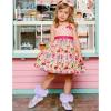 imageZando Ruffle Socks for Toddler Baby Girls Double Frilly Lace Dress Socks Kids Ankle Tutu SocksPurple
