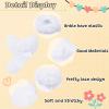 imageZando Ruffle Socks for Toddler Baby Girls Double Frilly Lace Dress Socks Kids Ankle Tutu SocksWhite