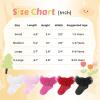 imageZando Ruffle Socks for Toddler Baby Girls Double Frilly Lace Dress Socks Kids Ankle Tutu SocksWhite3