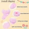 imageZando Ruffle Socks for Toddler Baby Girls Double Frilly Lace Dress Socks Kids Ankle Tutu SocksWhitePinkRed
