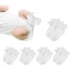 imageZando Ruffle Socks for Toddler Girls Lace Frilly Cotton Ankle Socks Princess Dress Socks5White