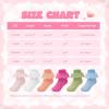 imageZando Ruffle Socks for Toddler Girls Lace Frilly Cotton Ankle Socks Princess Dress SocksPinkDeep PinkRose RedGreenBlue
