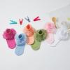 imageZando Ruffle Socks for Toddler Girls Lace Frilly Cotton Ankle Socks Princess Dress SocksPinkDeep PinkRose RedGreenBlue