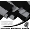 imageZando Scarf for Men Fall Winter Scarf Soft Striped Scarf Mens Scarves Costume Accessory for CosplayBlack and Grey