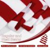 imageZando Scarf for Men Fall Winter Scarf Soft Striped Scarf Mens Scarves Costume Accessory for CosplayRed and White