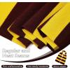 imageZando Scarf for Men Fall Winter Scarf Soft Striped Scarf Mens Scarves Costume Accessory for CosplayRed and Yellow