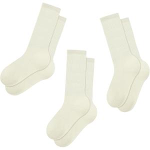 imageZando Novelty Socks for Women Striped Retro Vintage Casual Crew Socks Cotton Socks Women Sporty Calf Socks3 White