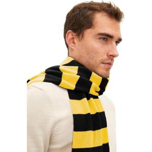 imageZando Scarf for Men Fall Winter Scarf Soft Striped Scarf Mens Scarves Costume Accessory for CosplayYellow and Black