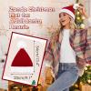 imageZando Beanie for Women Men Soft Satin Lined Beanie Men Warm Knit Winter Hats for Women Men Silk Lined Beanie Slouchy BenaieNo Satinchristmas Red With Pom Pom