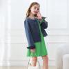 imageZando Girls Long Sleeve Dress for Girls Solid Color Aline Swing Dresses High Waist Fall Winter Dresses for Girls 412 YearsGreen