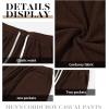 imageZando Mens Corduroy Pants Jogger Baggy Cargo Pants Vintage Wide Leg Pants Casual Pants with Pockets Y2K Streetwear PantBlack