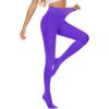 imageZando Womens Tights for Women under Dress Womens Tights Pantyhose for Women Stockings for Women Dance TightsDark Purple