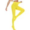 imageZando Womens Tights for Women under Dress Womens Tights Pantyhose for Women Stockings for Women Dance TightsLight Yellow