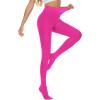 imageZando Womens Tights for Women under Dress Womens Tights Pantyhose for Women Stockings for Women Dance TightsRose Red