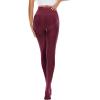 imageZando Womens Tights for Women under Dress Womens Tights Pantyhose for Women Stockings for Women Dance TightsWine Red
