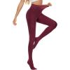 imageZando Womens Tights for Women under Dress Womens Tights Pantyhose for Women Stockings for Women Dance TightsWine Red