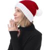 No Satin-christmas Red With Pom Pom