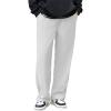 imageZando Mens Corduroy Pants Jogger Baggy Cargo Pants Vintage Wide Leg Pants Casual Pants with Pockets Y2K Streetwear PantWhite