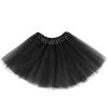 imageZando Tutu for Girls Tutu Skirt Tutu for Toddler Girls Toddler Tutu Skirt Plus Size Tutu Tulle Skirt for Girls Baby TutuBlack Tutu