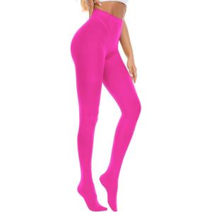 imageZando Womens Tights for Women under Dress Womens Tights Pantyhose for Women Stockings for Women Dance TightsRose Red