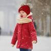 imageZando Baby Winter Hat Toddler Infant Beanies with Double Pom Pom Knitted Winter Hats for Baby Girl Boy Beanie 636 MonthsC Dark Pink