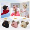 imageZando Baby Winter Hat Toddler Infant Beanies with Double Pom Pom Knitted Winter Hats for Baby Girl Boy Beanie 636 MonthsC Light Pink