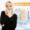 imageZando Balaclava Ski Mask for Women Men Winter Face Mask Windproof Hooded Scarf Ski Hat Neck Warmer Winter Scarf Face CoverBlack