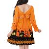 imageZando Girls Dresses Long Sleeve Junior Dresses Back Tie Spring Dress for Girls 616 YearsHalloween Night